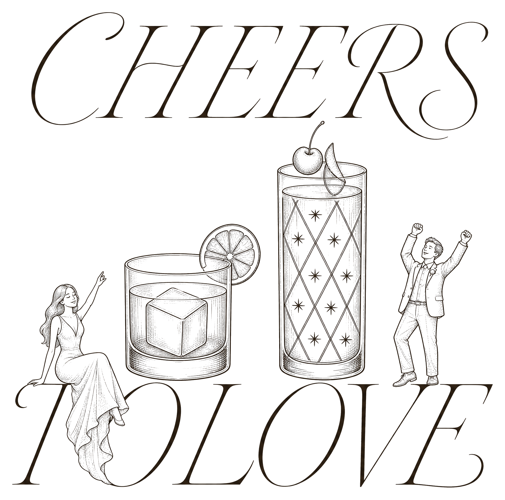 Cheers to love.